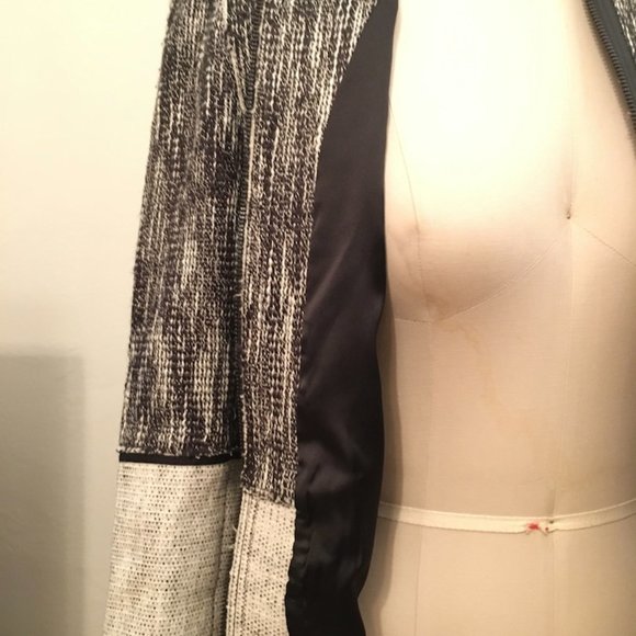 Black and white tweed blazer - Picture 4 of 5